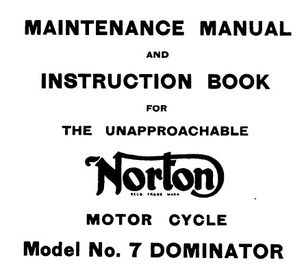 Norton model 7 Dominator maintenance instr.jpg